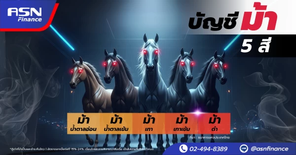 รู้เท่าทัน “บัญชีม้า 5 สี” ก่อนทำธุรกรรมการเงินหรือสมัครสินเชื่อทะเบียนรถยนต์ออนไลน์